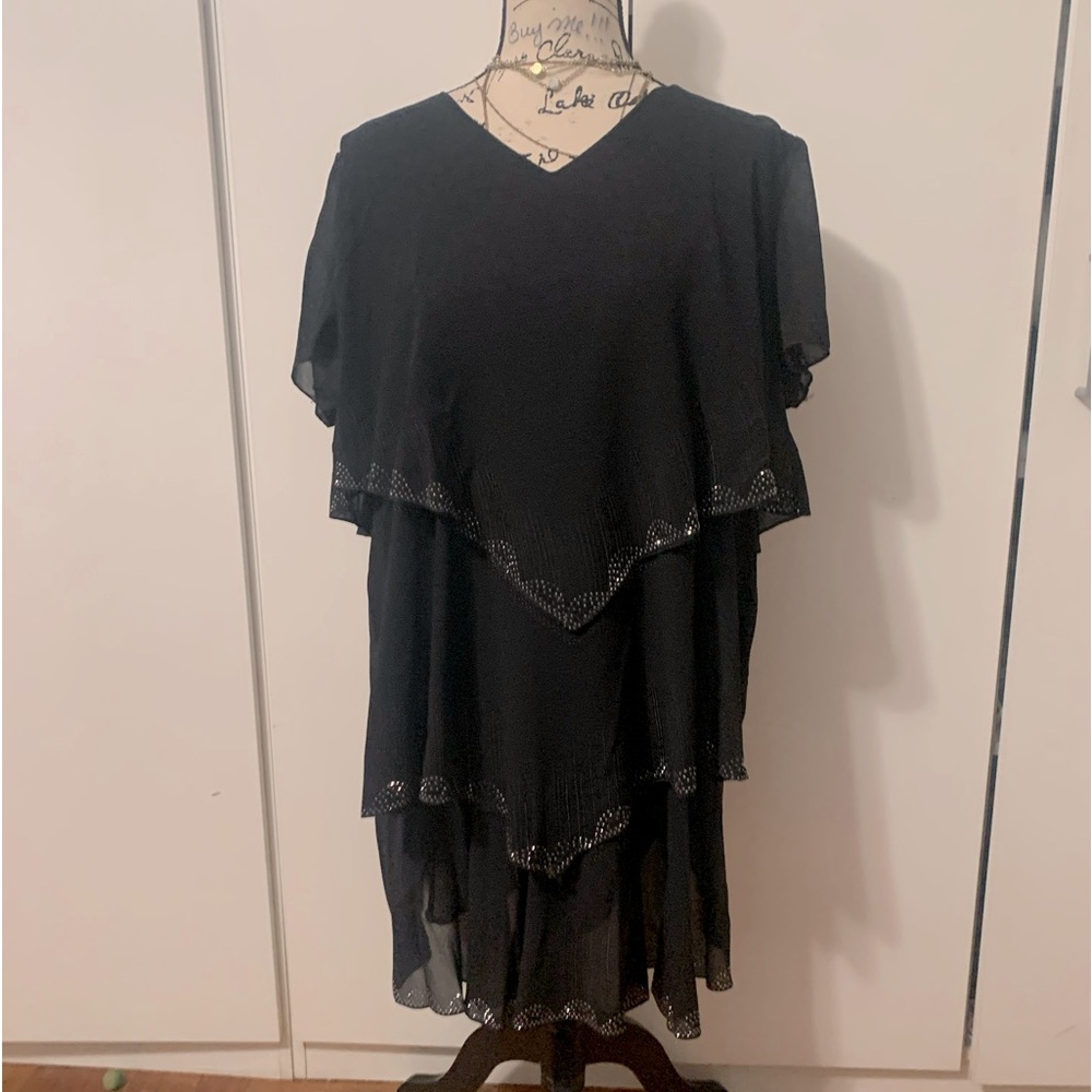 New with tags three tier dress with rhinestones